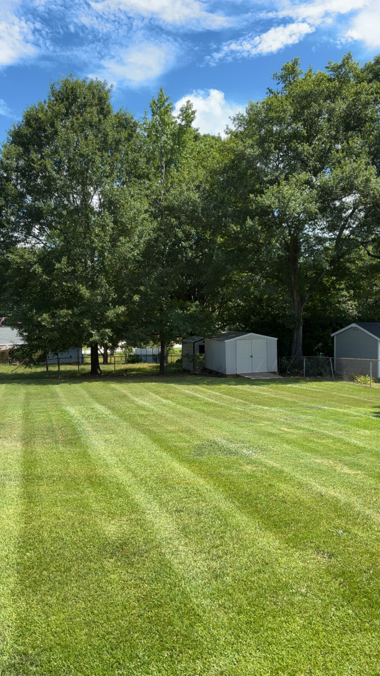 Outdoor project completion